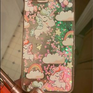Unicorn Heart Confetti iPhone 8 Plus case